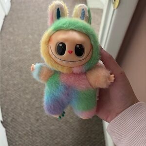 Rainbow Plush Bunny Costume Toy